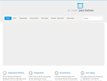 Tablet Screenshot of dr-liethen.com